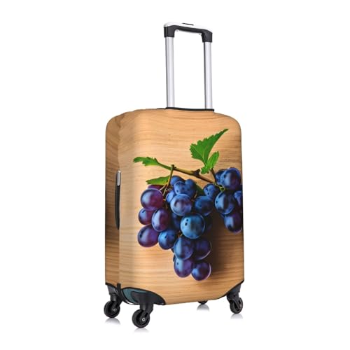 Grape Pattern Print Luggage Suitcase Cover Protector Luggage Washable Covers With Concealed Zipper3