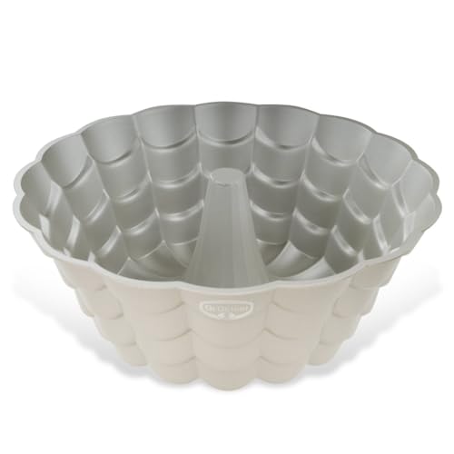 Dr. Oetker Gugelhupf Floral ⌀ 24,5 cm – Gugelhupfform aus der Serie Back-Kunst – Backform mit Antihaft-Eigenschaften und sehr guter Wärmeleitung für leckeren Gugelhupf Kuchen
