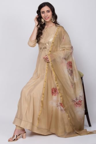 Image of BIBA WOMEN PRINTED FITTED SALWAR KURTA