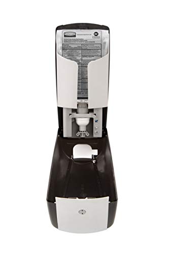 Rubbermaid Commercial Products Enriched Foam Alcohol Hand Sanitizer 1000ml Refill for AutoFoam Dispensers, Clear, 2080802 Dispensers, Clear, 2080802