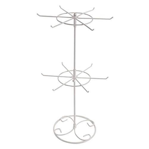 Cxssxling Présentoir à Bijoux Porte-Bijoux en Fer Forgé Support à Bijoux Métal Étagère à Bijoux Support de Rangement pour Collier Ornements Décoratif Oreille Bijoux Organisateur de Stockage de Bijoux Cover