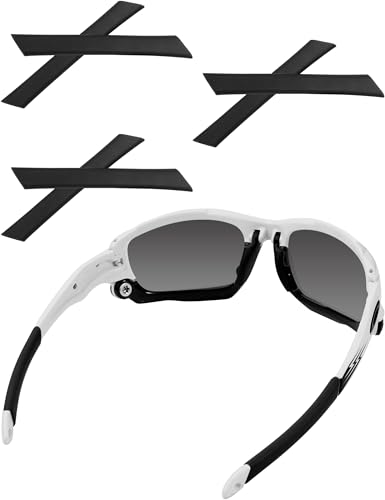 Image of Bwake Replacement Earsocks for Oakley Jawbone /Split Jacket /Racing Jacket /Minute 2.0 Sunglasses - Black