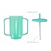 Depisuta 350ML Adult Sippy Cup, 2 Handles Straw Cups Plastic Spill Proof Drinking Cups, Independence Sip Cups for Adults with Limited Mobility, Handicap Cups for Elderly Care, Depisutaxhi87qvz0u
