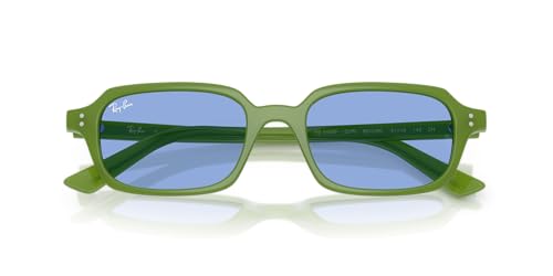 Ray-Ban RB4455F Zuri Low Bridge Fit Sunglasses, Cloudy Jungle Green/Blue, 51 mm - image 5
