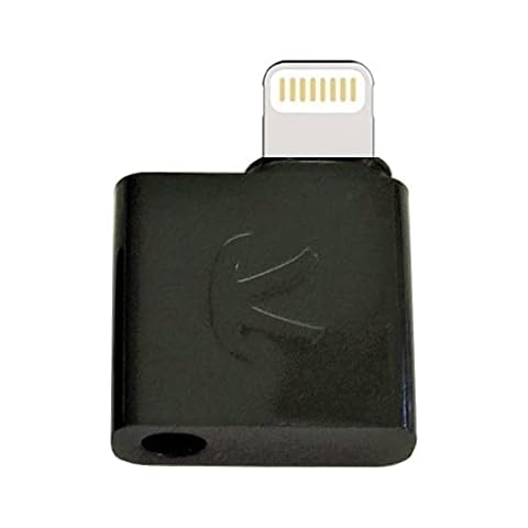 KOKKIA iAudioL (Black) : 24-bit, Tiny Rigid Compatible to Lightning to 3.5 mm Headphone Jack Adapter, Compatible to Lightning Connector iPhone,iPad,iPod Touch with iOS 10 or Later.. Cover