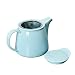 Czajnik ceramiki 500ml 700 ml czajnik domowy z odpornym na ciepło Występa ze stali nierdzewnej idealna do herbaty i kawy Dzbanek do herbaty sypkiej herbaty (Capacity : 700ml, Color : Blue)