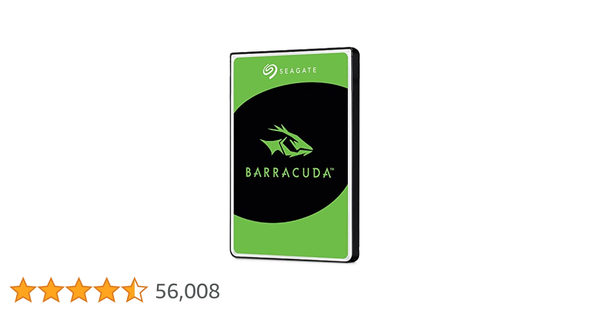 Seagate BarraCuda 2 TB Internal Hard Drive HDD - 2.5 Inch SATA 6 Gb/s 5400 RPM 128 MB Cache for PC Laptop (ST2000LM015)