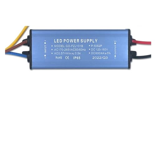 Pilote LED 100W 600mA transformateur AC170-265V pour projecteur extérieur