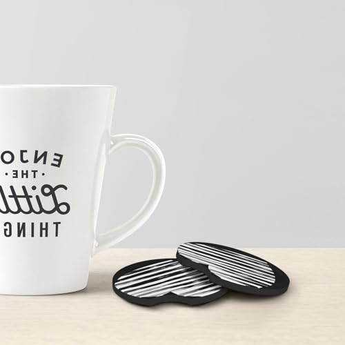 Portavasos para auto 2 piezas negro y blanco miniatura 4
