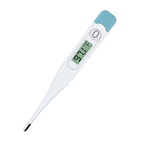 LCD Digital Thermometer, Household Waterproof Metal Probe Oral Cavity, Rectum, Armpit Thermometer