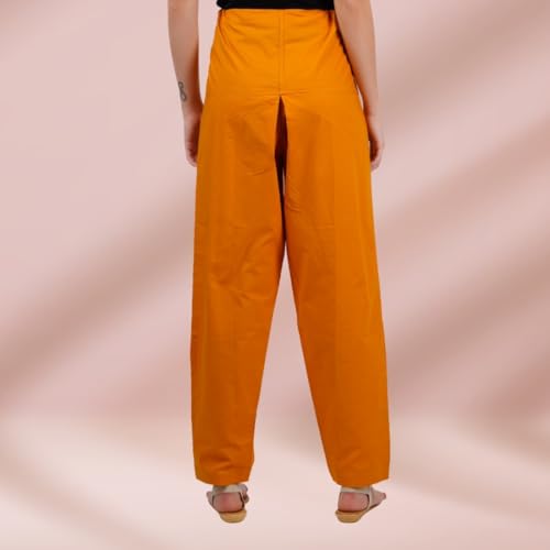 Image of Happy Bunny Salwar Pant - Modern Style Pure Cotton for Women - Ethnic Semi Patiala Trouser - Office,Home - All Day Comfort Wear with Drawstring