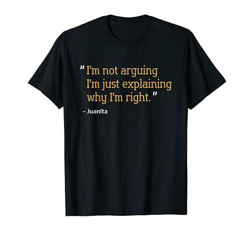 JUANITA - Idea de cumpleaños divertida para regalo Camiseta