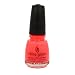 China Glaze Clay Nail Polish Lacquer Professional Salon SHELL-O Red Orange 81319