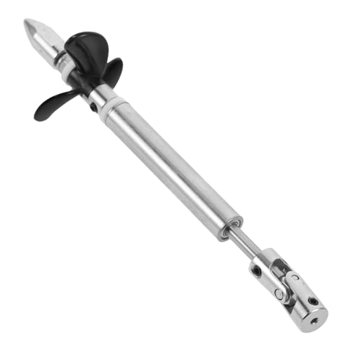 SOPOTUTU Antriebswelle Propeller aus Edelstahl 4mm für Rc Modellboote Kompatibel Kraftvolle Selbstgemacht Bootsmotor Welle mit Gelenk Korrosionsbeständig für Bastelprojekte