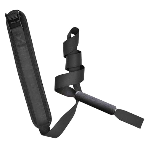 Hamstring Curl Strap – Entrenador de tobillo ajustable | Correa resistente para puerta para curls, fortalecimiento de muslos | Cinturón curl – Uso de fitness en casa