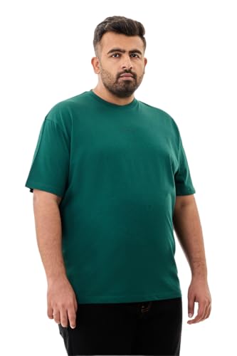 Image of SNITCH Men Polo Plus Size T-Shirt | Knitted Solid Polo with Contrast Tipped Collar & Logo Embroidery | 100% Cotton Breathable Lightweight Smart Casual Wear
