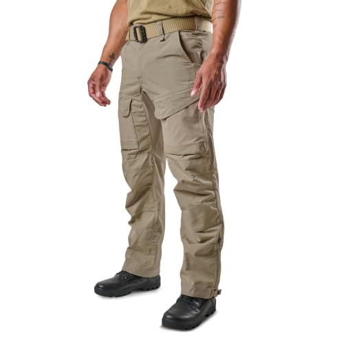 Image of Tru-Spec Xpedition Tactical Pants for Men - Water-Resistant Outdoor Work & Hiking Pants with Dual Zippered Cooling Vents | Water-Resistant Outdoor Work & Hiking Pants, Dual Zippered Cooling Vents, Ripstop Fabric, 4-Way Stretch Panels