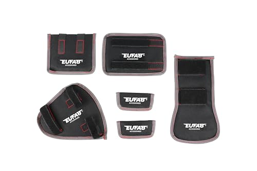 EUFAB 11242 Fahrradtransportschutz-Set, Rahmenschhutz, 6-teilig