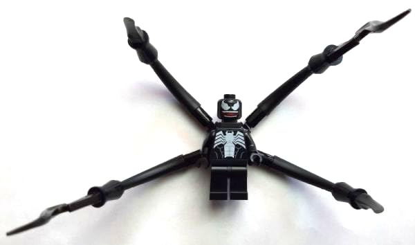 LEGO Superheroes: Venom Minifgure with Long Arms (Appendages)