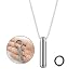 KCFEV Extended Mini Pill Holder Necklace – Titanium Waterproof Nitro & Aspirin Small Pill Container with Chain, Pocket Pill Case Keychain Gift for Men Women, EDC Tiny Pill Box for Daily Carry