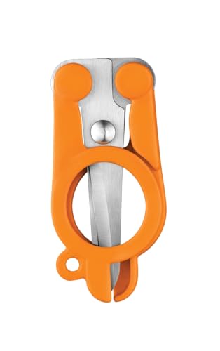 FISKARS Classic Scissors, Classic Foldable Scissors, Swedish Sandvik steel, 11cm, Made in Finland