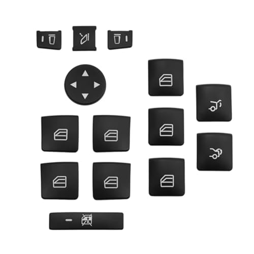 Boutons de déverrouillage Benz W204 stickers de rechange pour un intérieur net