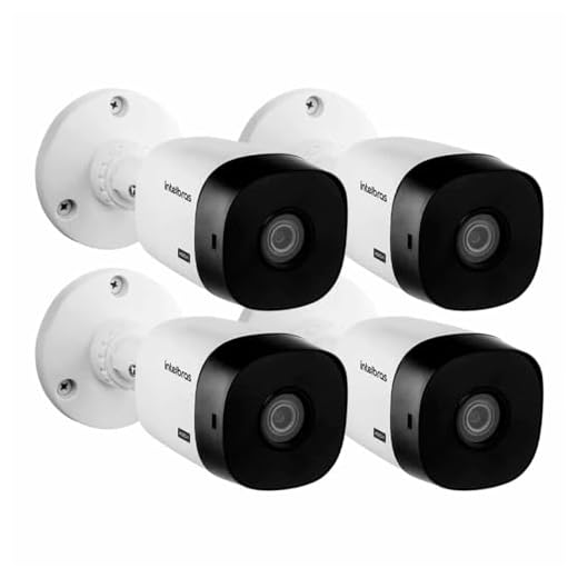 Kit 4 Câmeras Intelbras Vhl 1220 Bullet Hdcvi Lite Full Hd 1080p, Lente 3.6mm, Visão Noturna 20m, Ip66