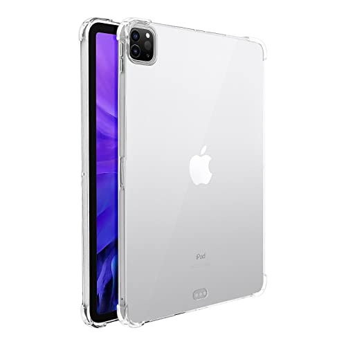 Case Fit for iPad Pro 11 2020&2018, Clear TPU Back Cover, Slim-Fit Shell Case for iPad Pro 11 2020, Transparent - Image 2