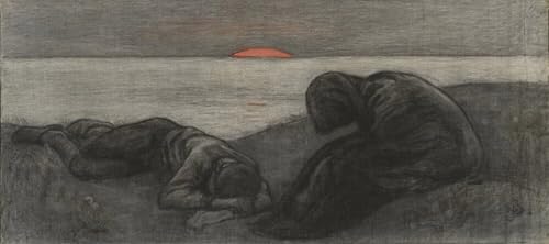 Le jour mourant de Richard Bergh tableau mural vintage 60x90cm pour habiller un grand mur vide