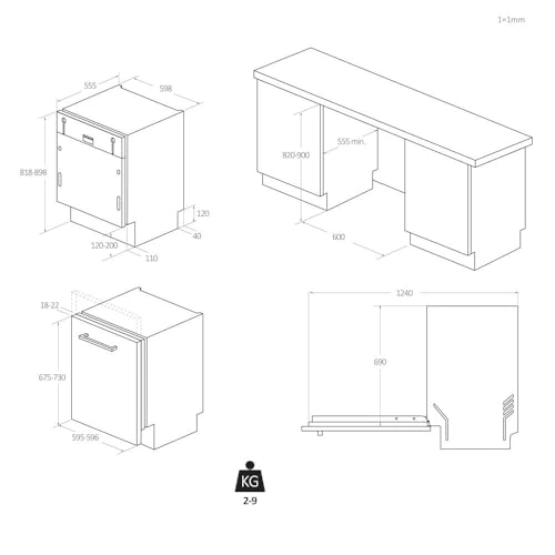 CANDY CI3E7L0W - vue 8