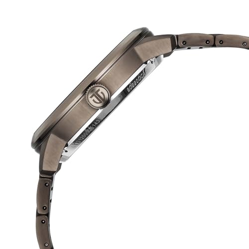 Image of Titan See-Through Skeletal Automatic Analog with Black Dial Copper Brown Stainless Steel Strap Watch for Men - 90220QM01
