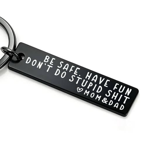 Drive Safe Engraved Keychain for New Driver