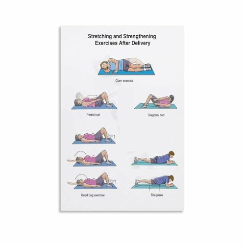 Affiche zen Breathe Rest Nourish encadrée 40x60cm pour bureau