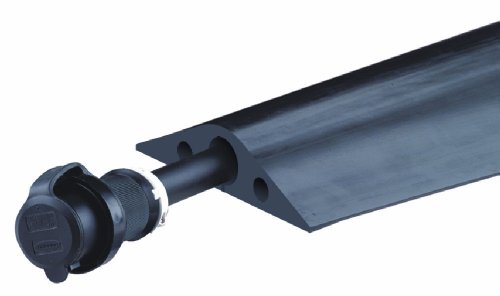 Checkers Industrial Safety Products Powerback RFD7-5 Durable Rubber Heavy Duty Single Channel Duct Protector for Cable and Hose Lines up to 1