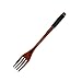 Fourchette en bois, coutellerie de cuisine japonaise en bois pour barbecue