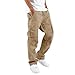 Jogginghose Herren XXL Sweatpants Herrenhose Loose Fit Trekkinghose Trainingshose Tactical Hosen Elastische Taille Rangerhose Taschenhose Funktionshose Schnell Trockend Wanderhose Loungewear