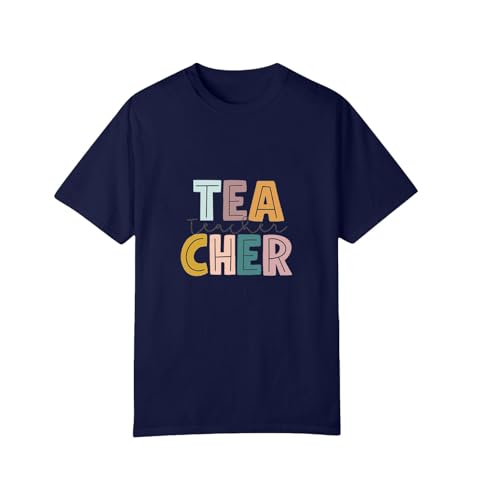 Tea Cher Shirts Retro Back to School Boys Girls Kids T-Shirt First Day of Preschool Kindergarten Short Sleeve Top3