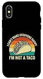 non riesco a rendere tutti felici non sono un taco - amante dei taco custodia per iphone x/xs