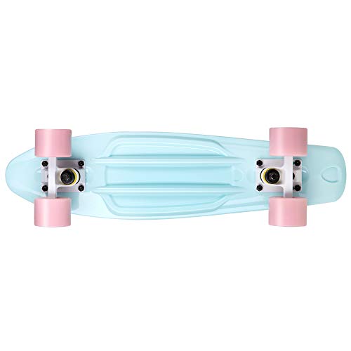 Cal 7 22.5" Complete Mini Cruiser Plastic Skateboard (Lily) - Thumbnail 2