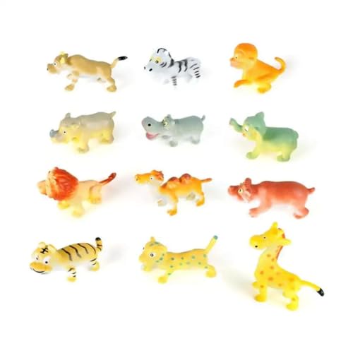 Image of Small Kids Sea & Wild Animal Toys Sets for Fun, Educational, Spark Imagination and Learning (Multi Choice Sets) (Wild Animals) 12pcs