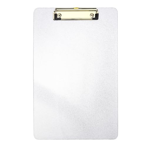 Planchette mignonne A4 plastique argenté support de note pour fournitures bureau