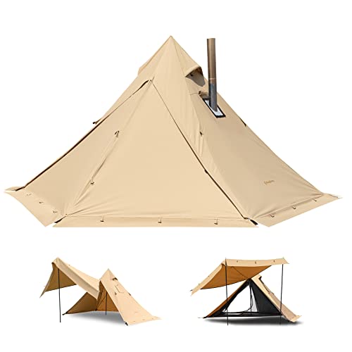 Kingcamp Hot Teepee Tent With Ultralight Sleeping Bag For Cold Winter Solo Camping Glamping Hiking #TOP1