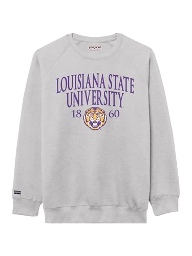 JanSport NCAA Officially Licensed Rival Crew Sweatshirt Long Sleeve Graphic Pullover for Men & Women Cotton-Polyester Blend Featuring Collegiate Design & Easy-On Style for Game Days or Travel