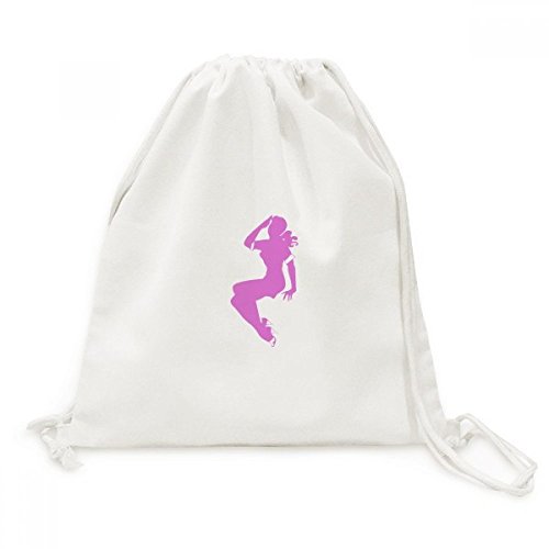 Sac cordon Toile Cheveux Longs Fille Plump Beauté DIYthinker bagage voyage léger