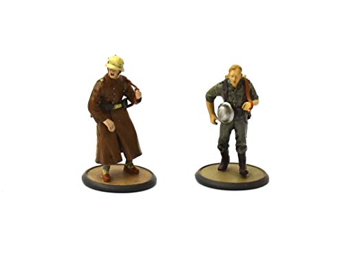 Preisvergleich Produktbild Atlas Deutsche Soldaten Flieger + Schütze Fertigmodelle Maßstab 1 / 32