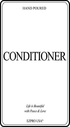 EZPRO USA Label Stickers for Bottles, Waterproof Hand Soap Dispenser Labels for Plastic Glass Bottles, Bathroom Shower Labels for Dish, Lotion Dispenser, Shampoo Conditioner, 1 Sheet