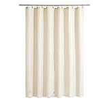 Barossa Design Beige Shower Curtain Liner - Premium PEVA, BPA & PVC Free, No Chemical Smell, Lightweight Standard Size Shower Curtain with 3 Magnets, Metal Grommets - Beige