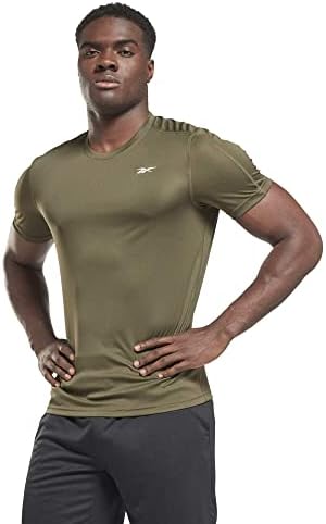 Reebok Short Small Sleeve Tech tee Camiseta Hombre (Pack de 1)