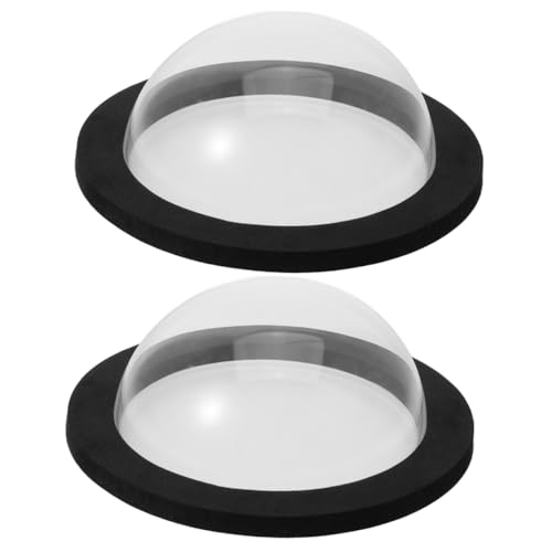 BCOATH 2piezas Flotante para Observación De Estanque Diseño Transparente De Acrílico Accesorio para y Diámetro De Base y Cubierta