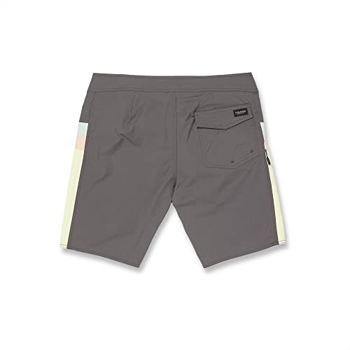 Volcom Men's Minxed Liberators Boardshort Trunks Storm Cloud2